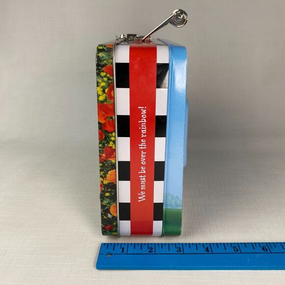 *RARE* Vintage WIZARD OF OZ "RUBY SLIPPERS" Television Tin LUNCH BOX! Vandor TV - Picture 3 of 14